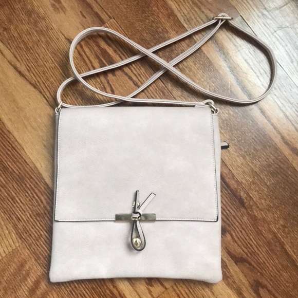 Blush pink pleather bag purse - Picture 4 of 5